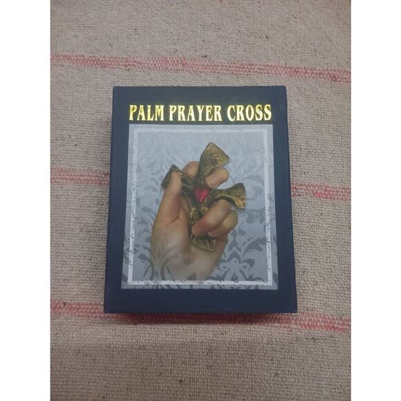 Palm prayer cross Christian prayer portable cross - Picture 1 of 4